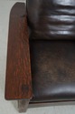 73789: STICKLEY Mission Oak Leather Morris Chair &