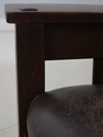 73789: STICKLEY Mission Oak Leather Morris Chair &