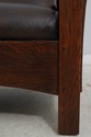 73789: STICKLEY Mission Oak Leather Morris Chair &