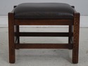 73789: STICKLEY Mission Oak Leather Morris Chair &