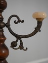 74044: Victorian Style Barley Twist Brass & Marble