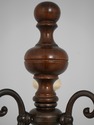 74044: Victorian Style Barley Twist Brass & Marble