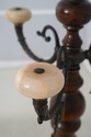 74044: Victorian Style Barley Twist Brass & Marble