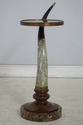 73987: MAITLAND SMITH Burl Wood Horn Occasional Ta