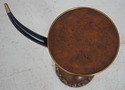 73987: MAITLAND SMITH Burl Wood Horn Occasional Ta