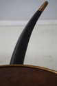 73987: MAITLAND SMITH Burl Wood Horn Occasional Ta