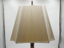 LF73925: Pair Column Spiral Design Table Lamps w. 