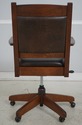 73783: STICKLEY Mission Oak Leather Desk Chair