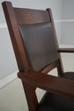 73783: STICKLEY Mission Oak Leather Desk Chair