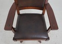73783: STICKLEY Mission Oak Leather Desk Chair