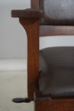 73783: STICKLEY Mission Oak Leather Desk Chair