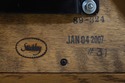 73783: STICKLEY Mission Oak Leather Desk Chair