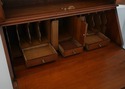 L74026: JASPER Cabinet Burl Wood Secretary Desk