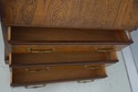 L74026: JASPER Cabinet Burl Wood Secretary Desk
