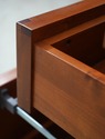 73874: FRANCESCO MOLON Leather Top Walnut Executiv