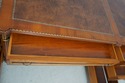 73874: FRANCESCO MOLON Leather Top Walnut Executiv