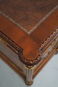 73874: FRANCESCO MOLON Leather Top Walnut Executiv