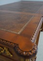 73874: FRANCESCO MOLON Leather Top Walnut Executiv