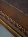 73874: FRANCESCO MOLON Leather Top Walnut Executiv