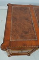 73874: FRANCESCO MOLON Leather Top Walnut Executiv