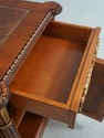 73874: FRANCESCO MOLON Leather Top Walnut Executiv