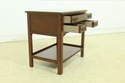 52246EC: BAKER Chippendale Style 3 Drawer Mahogany