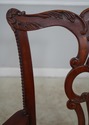 L60831EC: Set of 6 MAITLAND SMITH Carved Mahogany 