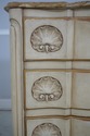 64936EC: Pair Vintage 4 Drawer Marble Top Shell Ca