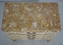 64936EC: Pair Vintage 4 Drawer Marble Top Shell Ca