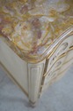 64936EC: Pair Vintage 4 Drawer Marble Top Shell Ca