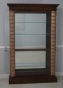 64961EC: PULASKI Beveled Glass Curio Display Cabin