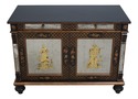 60796EC: Vintage Chinoiserie Decorator Eglomise 2 