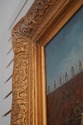 F64981EC: Large Framed Venice Gondola Oil Painting