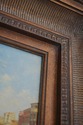 F64977EC: Framed Venice Gondola Scene Oil Painting