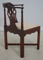F64361EC: Pair HICKORY CHAIR Chippendale Mahogany 