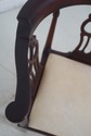 F64361EC: Pair HICKORY CHAIR Chippendale Mahogany 