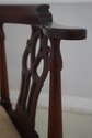F64361EC: Pair HICKORY CHAIR Chippendale Mahogany 