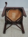 F64361EC: Pair HICKORY CHAIR Chippendale Mahogany 
