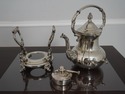 LF64968EC: Outstanding 7 Piece Silverplate Tea Set