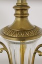 LF56576EC: DECORATIVE CRAFTS Brass & Crystal Table