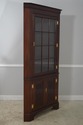 59453EC: KITTINGER Chippendale Mahogany Corner Chi