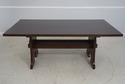 F69132: STICKLEY Mission Oak Trestle Dining Table