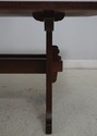 F69132: STICKLEY Mission Oak Trestle Dining Table