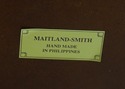 L69392: MAITLAND SMITH Chinoiserie Round Drum Tabl