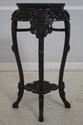 F69400: Antique Chinese Carved Rosewood Marble Top