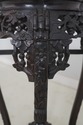 F69400: Antique Chinese Carved Rosewood Marble Top