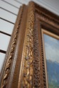 F73949: Artist Signed Boat & Village Oil Painting 