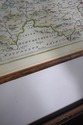 F73951/52: Pair of English Framed & Matted Map Pri