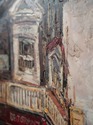 F73937: European Street Artist Signed Oil Painting