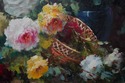 F73966: AVANCARIA Artist Signed Floral Still Life 